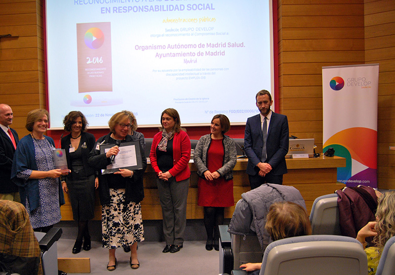 Premiado el proyecto Emplea-Dis, de Madrid Salud
