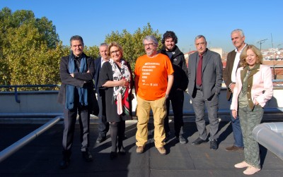 El concejal visita el CMS de Puente de Vallecas