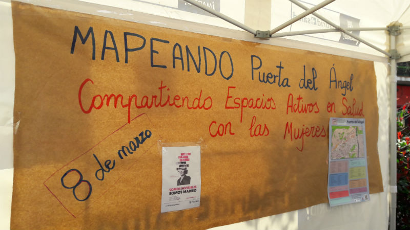 Mapeando Puerta del Angel celebra el dia 8 de Marzo