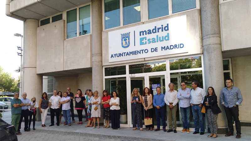 Silencio en Madrid Salud por el asesinato de una mujer en Villaverde