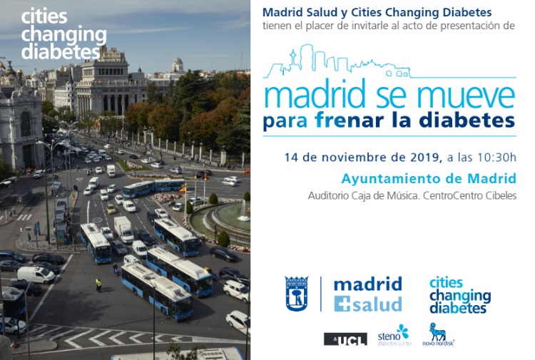 Madrid, primera ciudad española que se  une al movimiento para frenar la diabetes