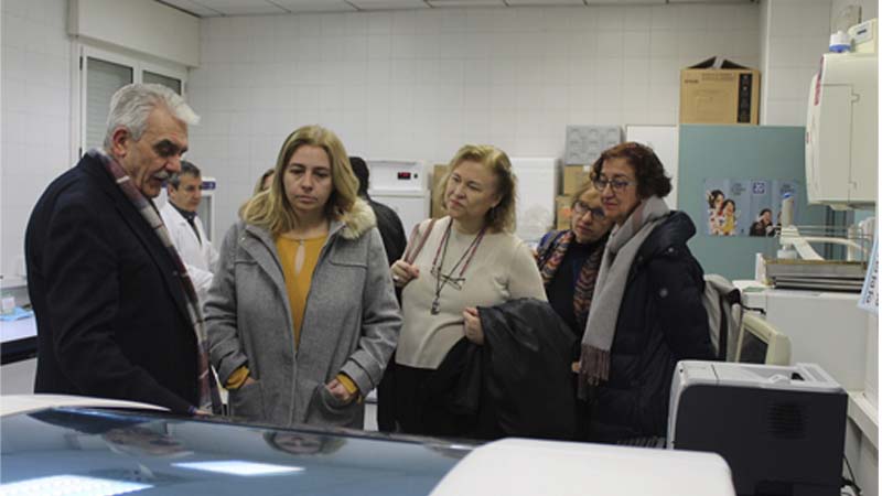 Visita de la Delegada de Área de Portavoz Seguridad y Emergencias, Inmaculada Sanz Otero a las instalaciones de Madrid Salud en la Calle Montesa, 22