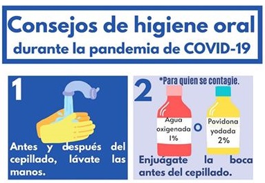 Consejos de higiene oral durante la pandemia de COVID-19