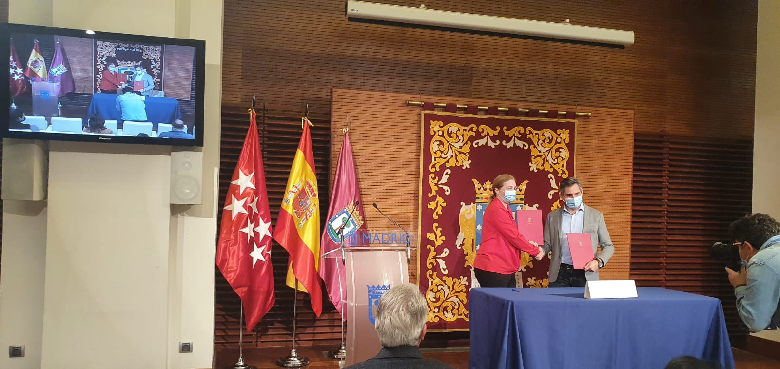 Aniorte y Sanz firman un convenio de colaboración sociosanitaria en el ámbito de los Acuerdos de la Villa