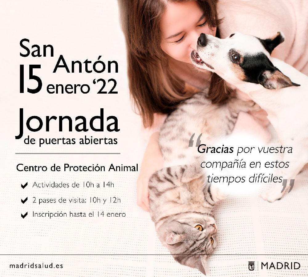 San Antón 2022. Jornada de puertas abiertas en el Centro de Protección Animal