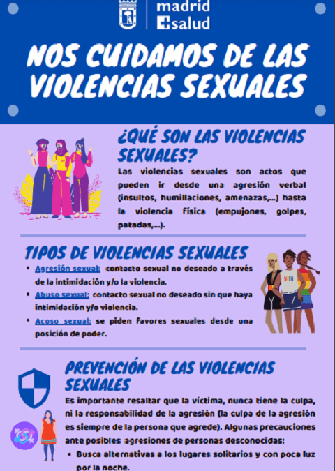 Infografía Nos cuidamos de las violencias sexuales