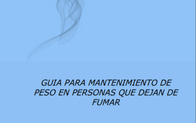 Guía para mantenimiento de peso en personas que dejan de fumar