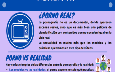 Infografía Pornografía Vs Realidad