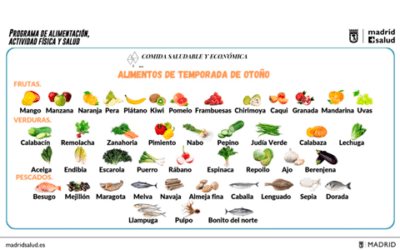 Alimentos temporada de otoño