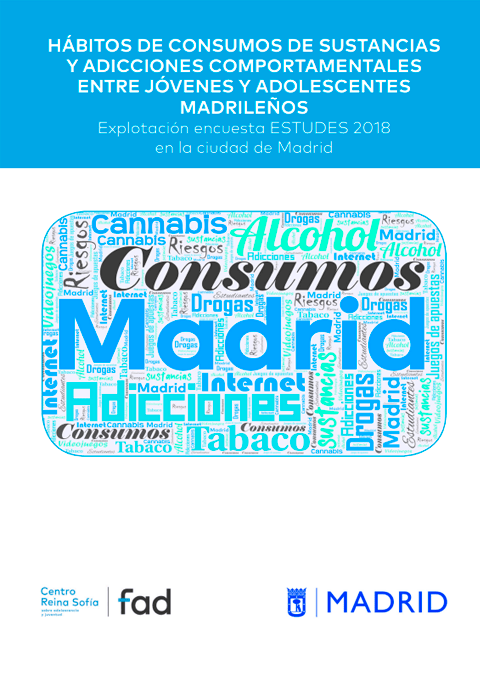 Hábitos de consumos de sustancias y adicciones comportamentales entre jóvenes y adolescentes madrileños.