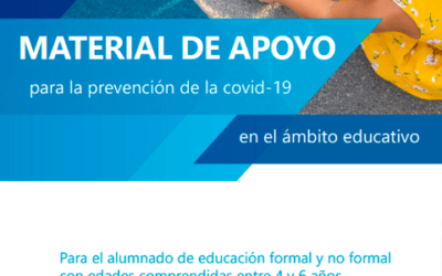 Material de apoyo para la prevención del covid 19 en ámbito educativo. Edad 4-6 años