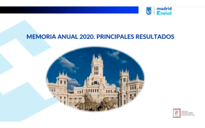 Memoria anual Madrid Salud. 2020. Principales resultados