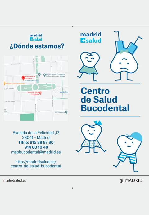 Tríptico Centro de Salud Bucodental
