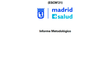 Encuesta de Salud de la ciudad de Madrid. Informe metodológico. 2021