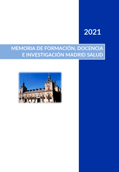 Memoria anual Madrid Salud. 2021. Anexo I. Formación, docencia e investigación