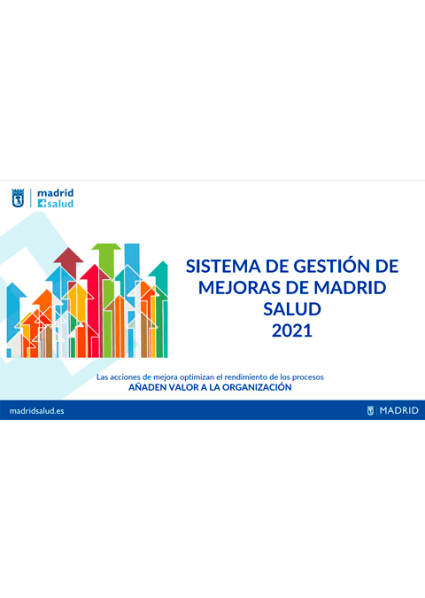 Memoria anual Madrid Salud 2021. Anexo II. Sistema de gestión de mejoras