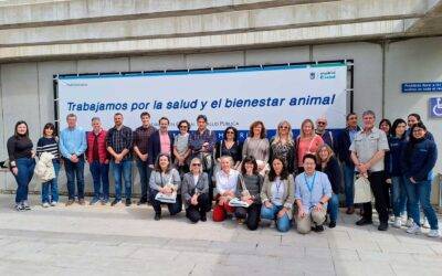 Una delegación institucional de Navarra visita el Centro de Protección Animal