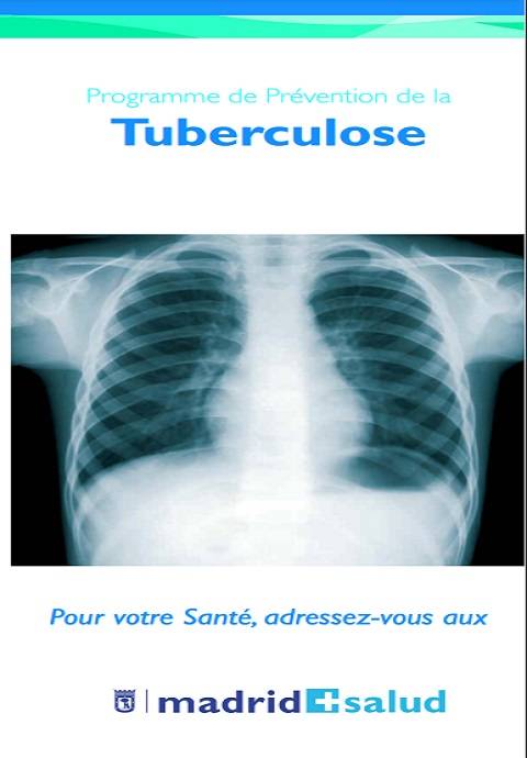Tríptico Programa de Prevención de Tuberculosis (francés)