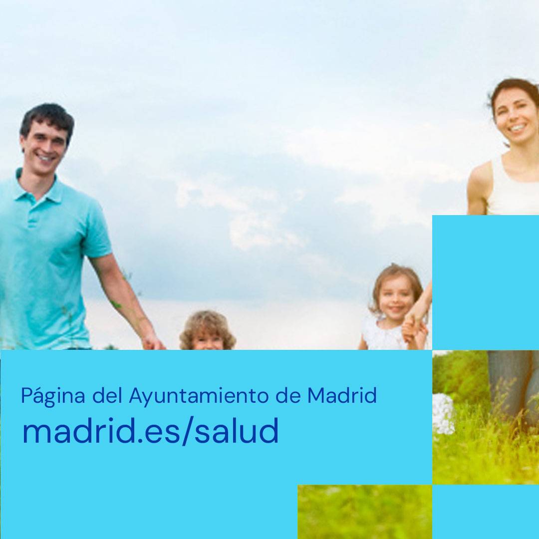 Página de salud del Ayuntamiento de Madrid