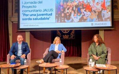 Por una juventud sorda saludable: la vicealcaldesa de Madrid inaugura la I Jornada del Proyecto Comunitario JALUS