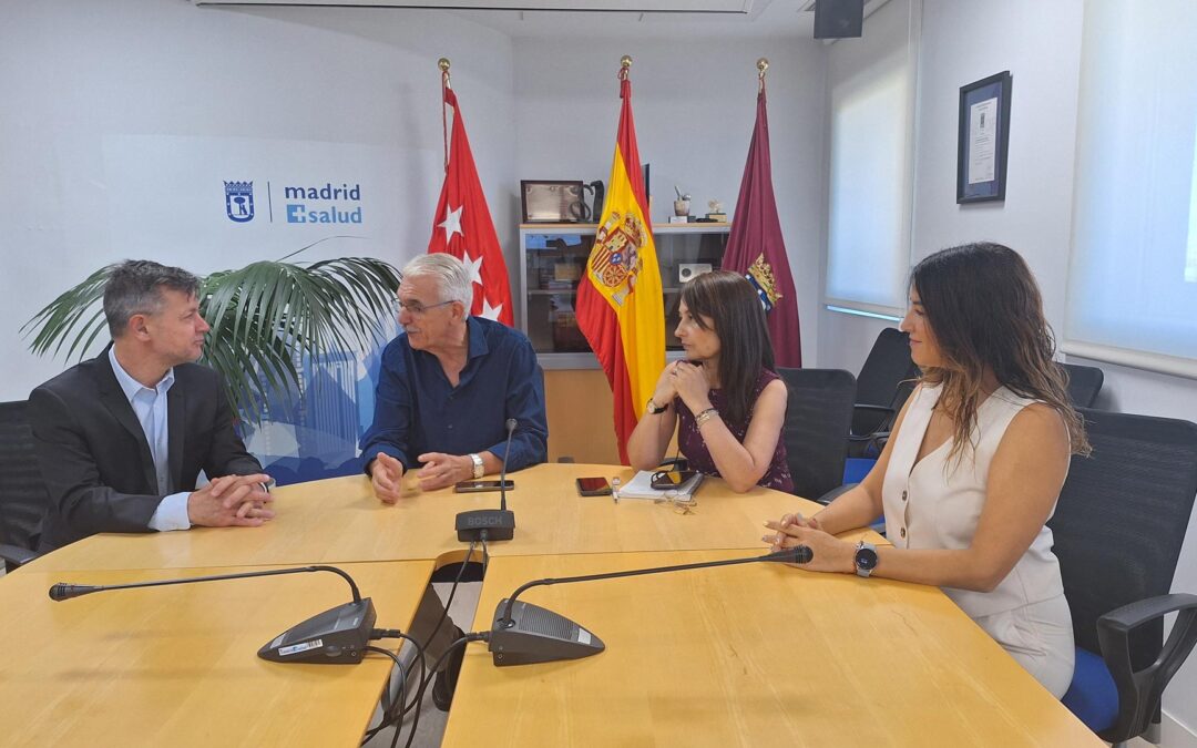 Mauricio Giraudo, subsecretario de Fortalecimiento de Buenos Aires, visita Madrid Salud para conocer su modelo de prevención y tratamiento de las adicciones