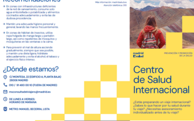 Folleto Centro de Salud Internacional