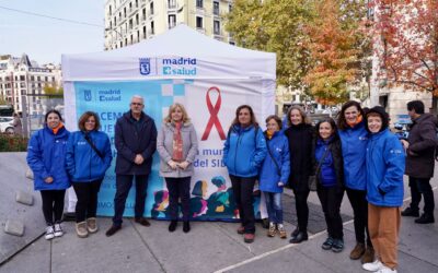 Madrid Salud despliega sus carpas informativas con motivo del Día Mundial del Sida