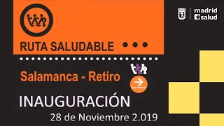 Inaguración ruta WAP por Salamanca y Retiro