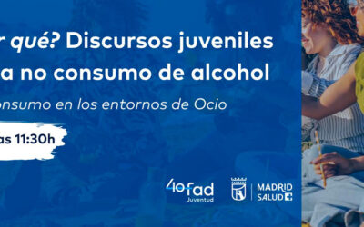 Jornada para la presentación del estudio ¿Raro por qué? Discursos juveniles en torno a no consumo de alcohol